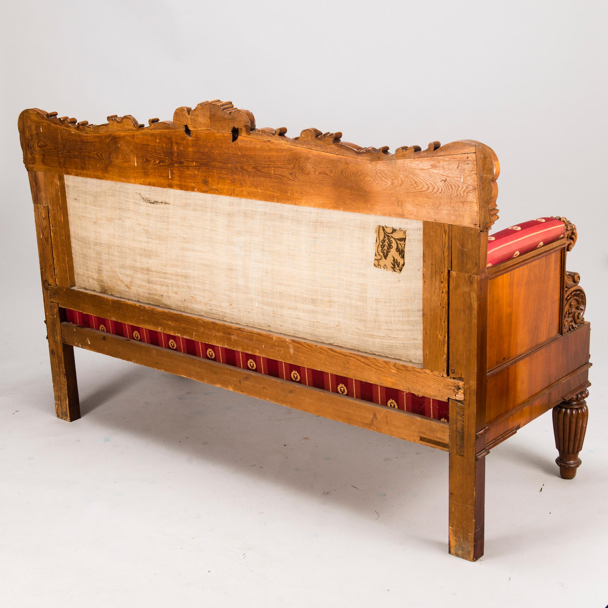 A biedermeier sofa, 19th Century.