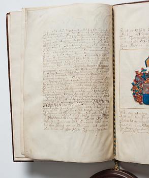 LETTER OF PEERAGE for the noble family von Löwenheim, nr 1408.