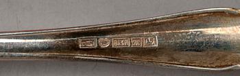 BORDSBESTICK, silver, Chippendale, 12+12+12. Auran Kultaseppä, Åbo 1961.