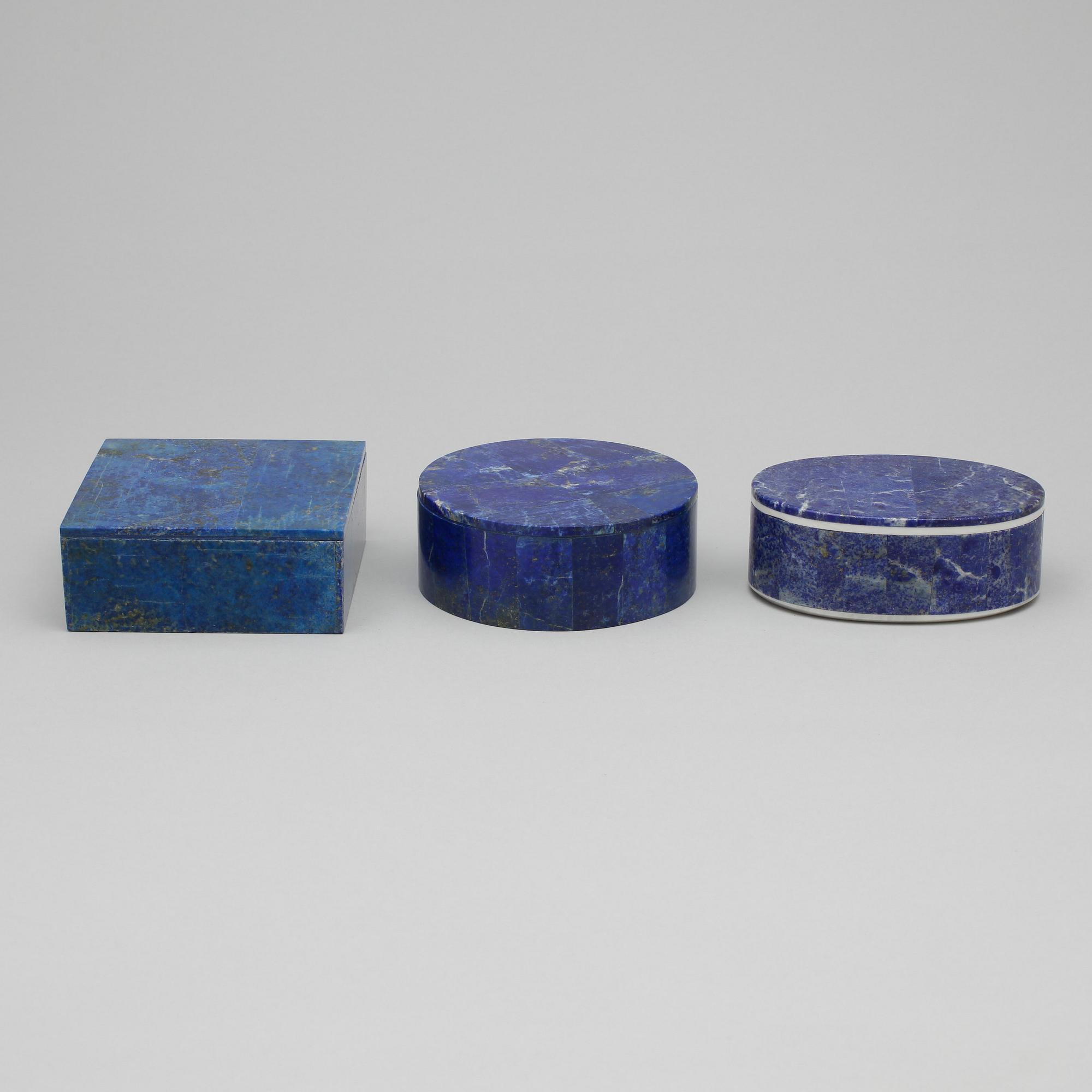 ASKAR, 3 delar, Lapis lazuli, 1900-tal.