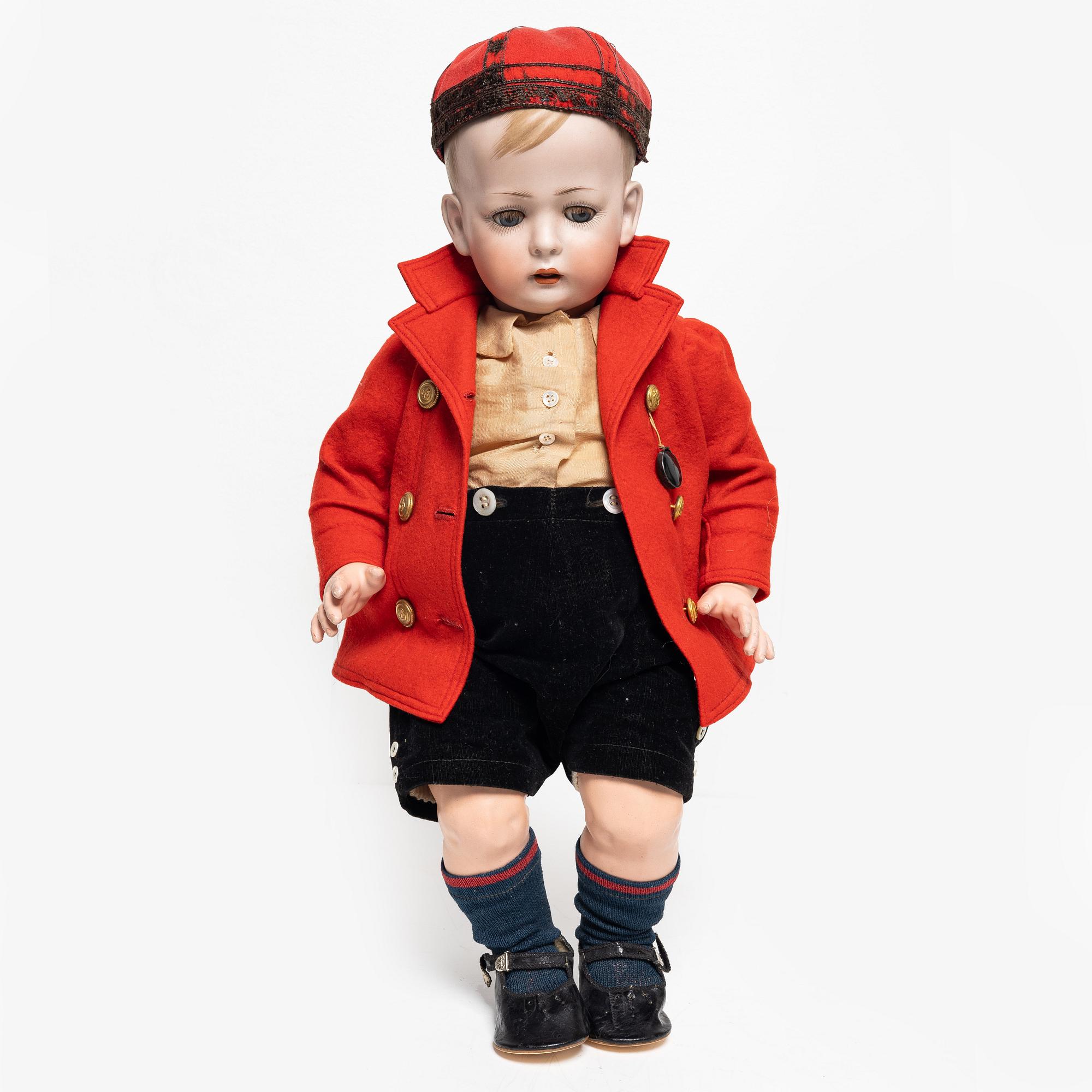 Boy doll, likely Germany, first half of the 20th century.