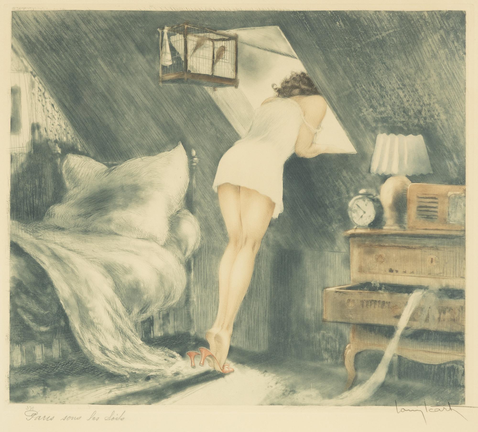 Louis Icart, "Paris sous les toits".