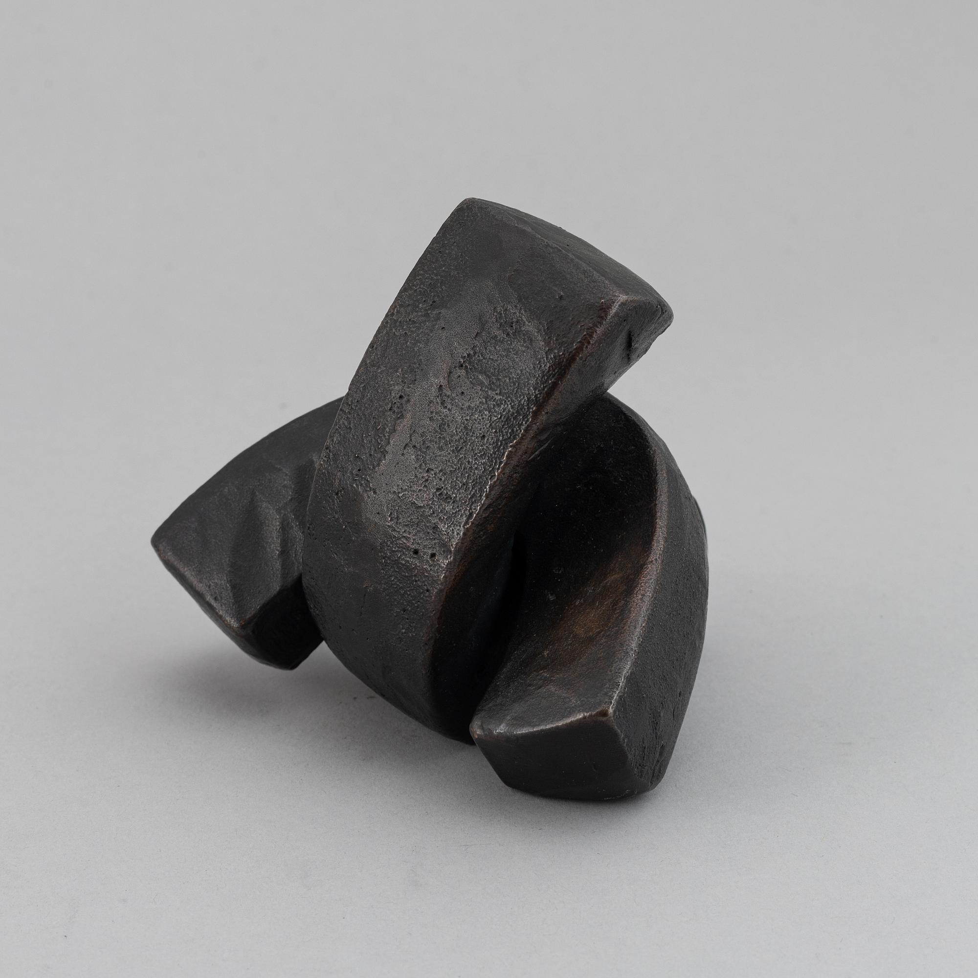 Pål Svensson, skulptur, brons, 1988, signerad 2/9.