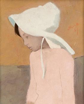 GRETA GERELL, oil on board, signed and dated 51.