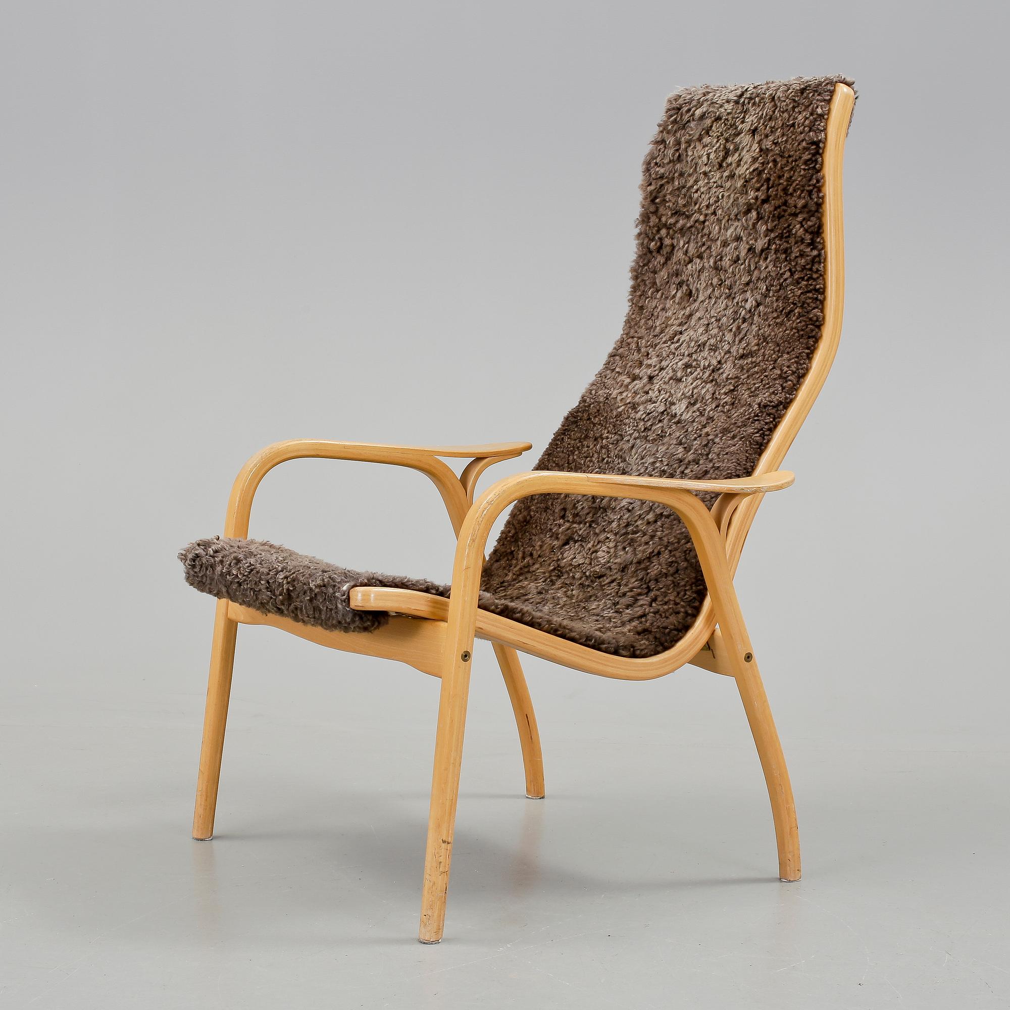 FÅTÖLJ, "Lamino", Yngve Ekström, Swedese, sent 1900-tal.