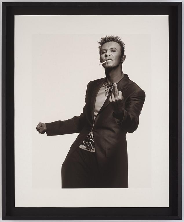 Albert Watson, 'David Bowie, The Finger, New York City, 1996'.