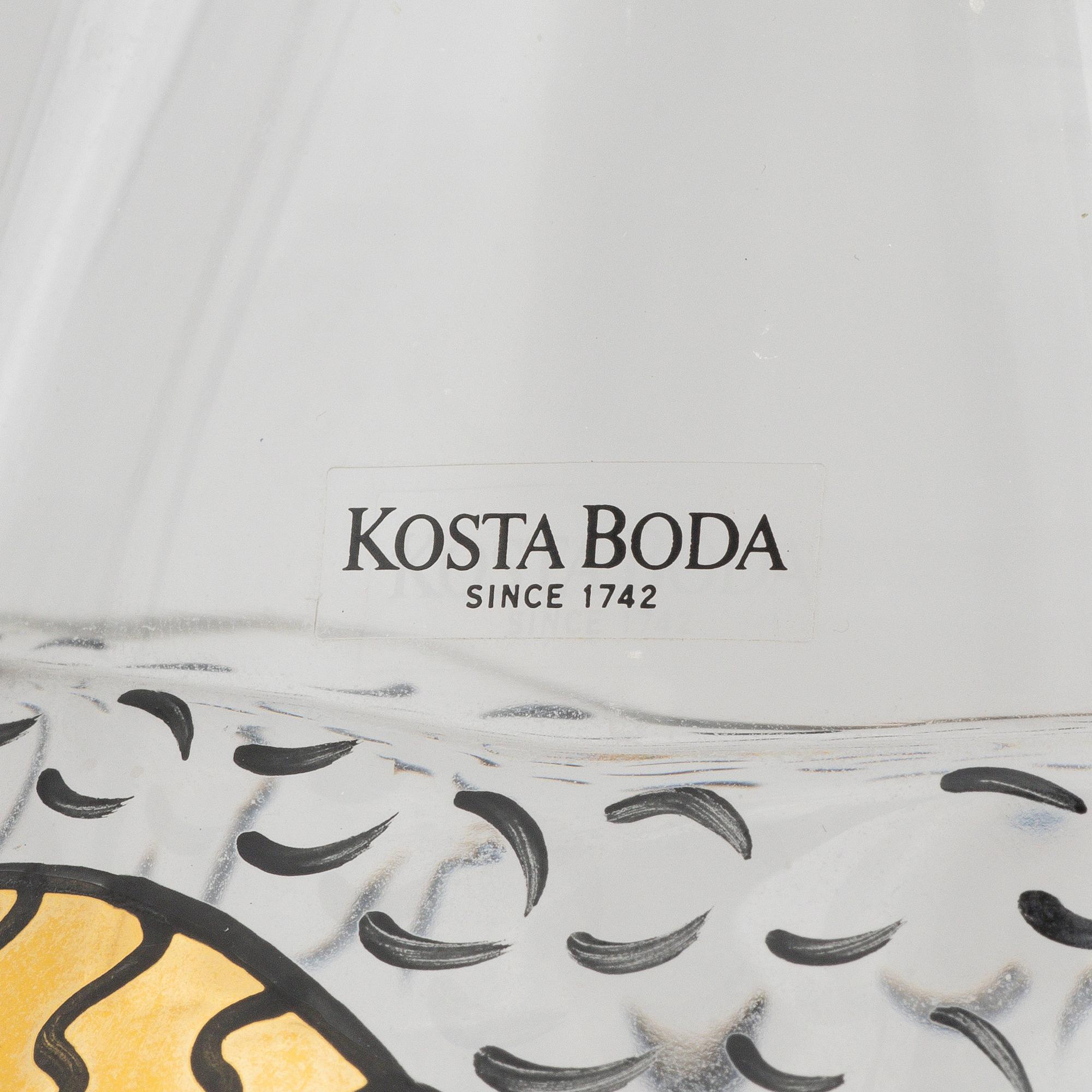 Ulrica Hydman-Vallien, a vase, Kosta Boda Atelier, 1991.
