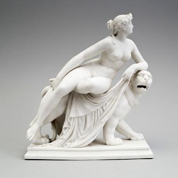 A parian sculpture 'Ariadne' from Gustafsberg, 1890.