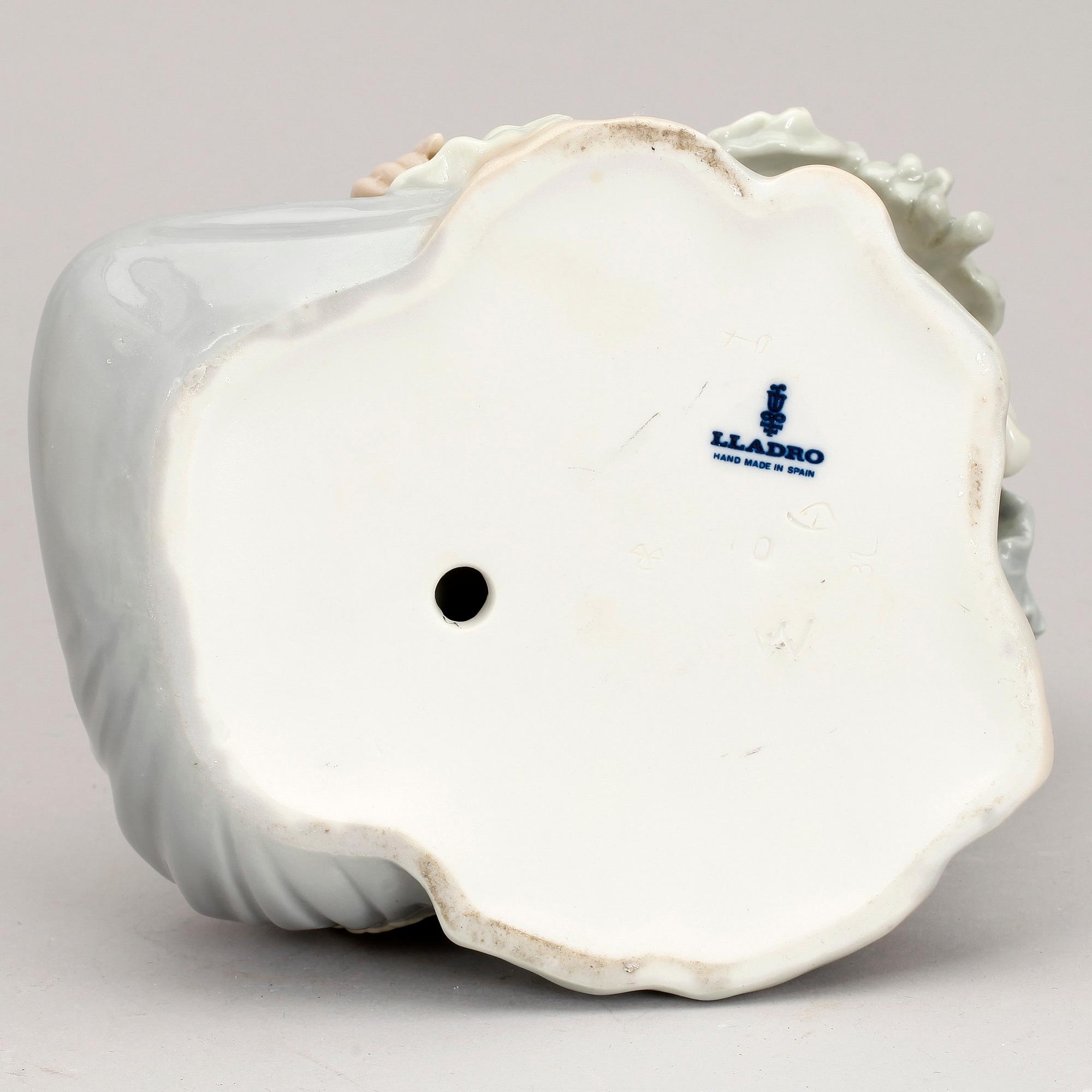 FIGURIN, porslin, Antonio Ballester, Lladro, Spanien, först tillverkad 1970.