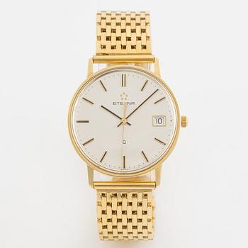 Eterna, Q, wristwatch, 33,5 mm.