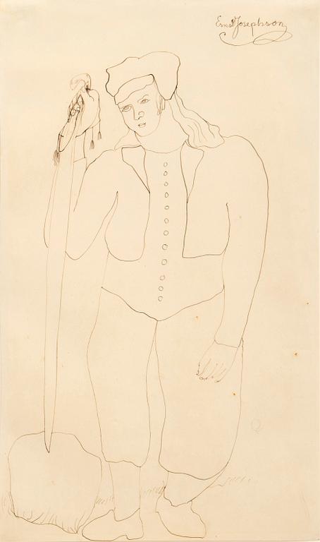 Ernst Josephson, Yngling med svärd.