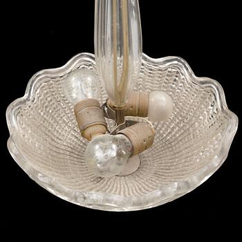 a 1940's ceiling lamp from Orrefors.
