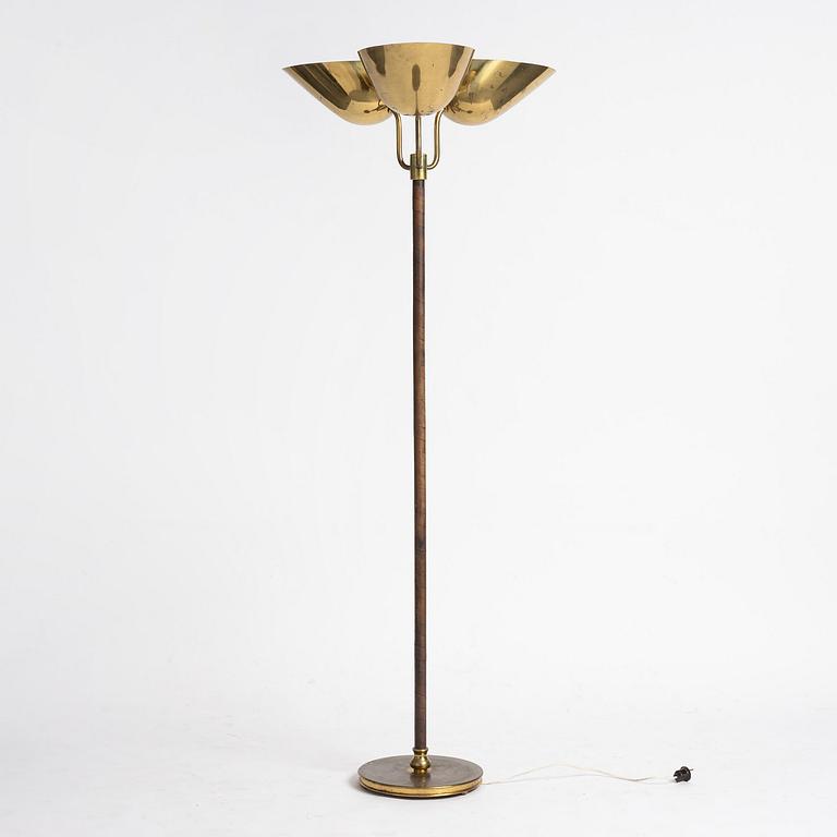 Carl-Axel Acking, a floor lamp model "2645", Bröderna Malmströms Metallvarufabrik, Malmö, 1940s-50s.