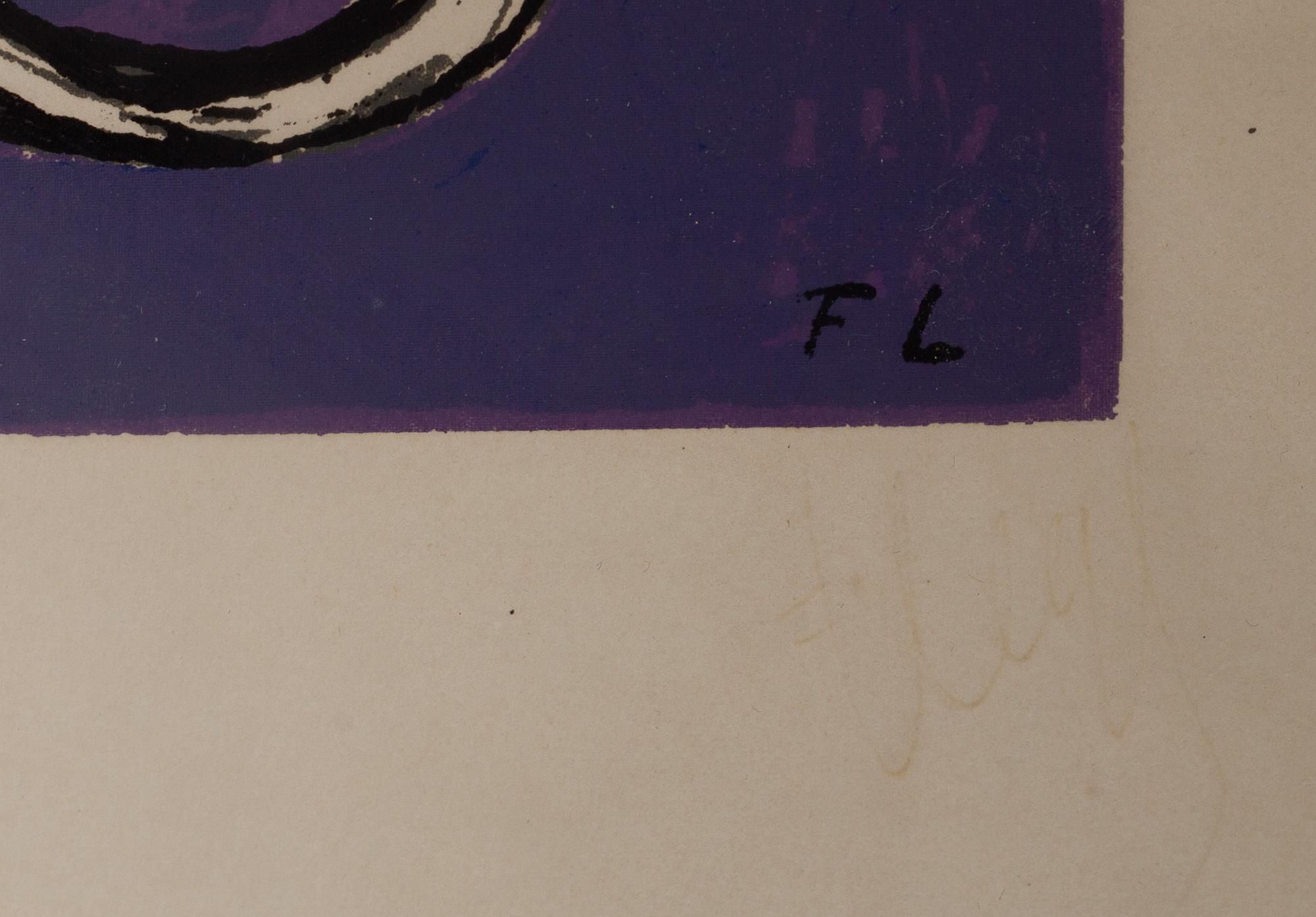 FERNAND LEGER, färglitografi, signerad och numrerad 55/200.