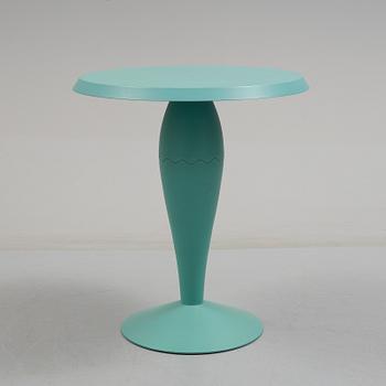 PHILIPPE STARCK, a "Miss Balù" table and a pair of "Dr Glob" chairs, Kartell.