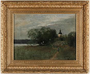 JOHAN KINDBORG, olja på duk, signerad och daterad 81.