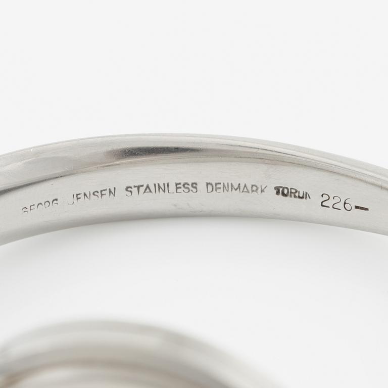 Georg Jensen, "L.U.Chopard & Cie", design Vivianna Torun Bülow-Hübe , armbandsur, 33 mm.