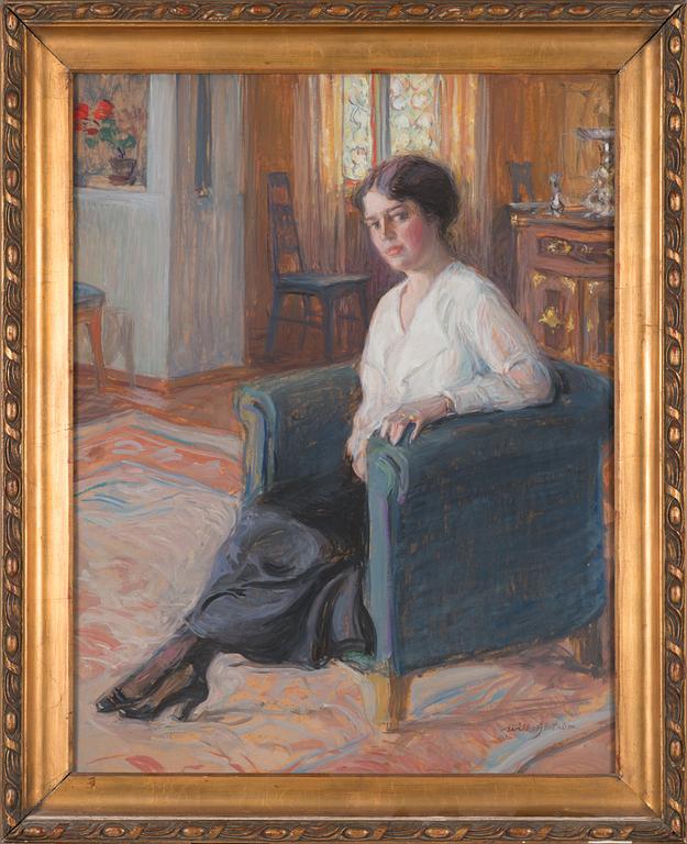 Wilho Sjöström, The lady in the armchair.