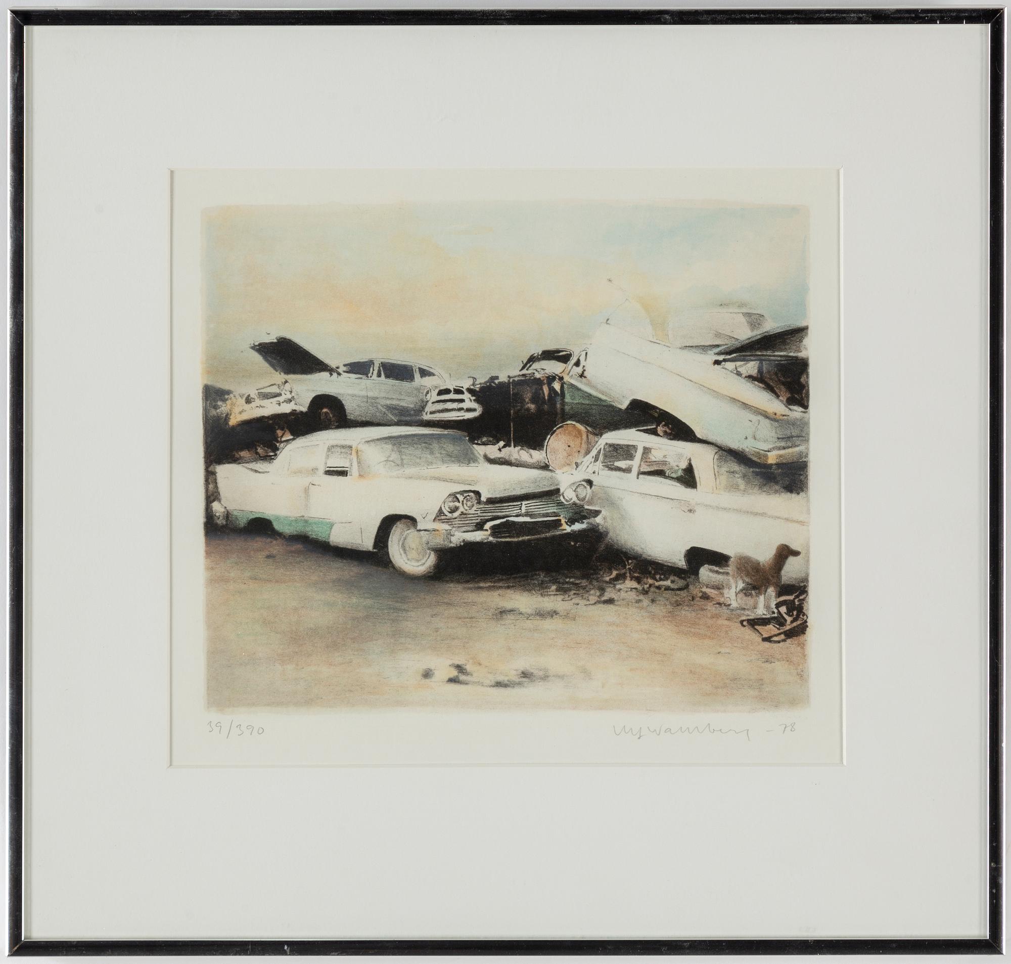 ULF WAHLBERG, lithographs in colour, 1977, 1978, signed 39/390, 18/130.