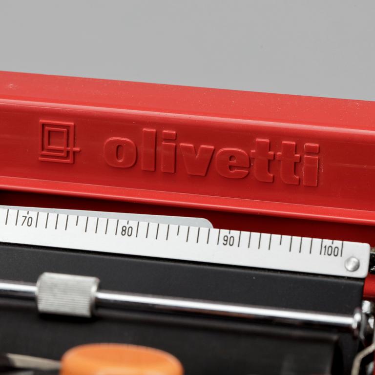 SKRIVMASKIN, "Valentine", Perry King samt Ettore Sottsass, Olivetti, 1900-tal.