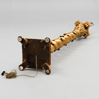 A Baroque style 1920s standard lamp.