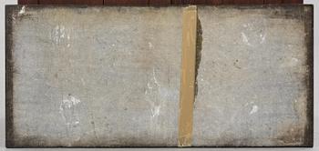 A French Empire mahogany commode, early 19th century.