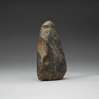 A carved Tibetan votive placque.