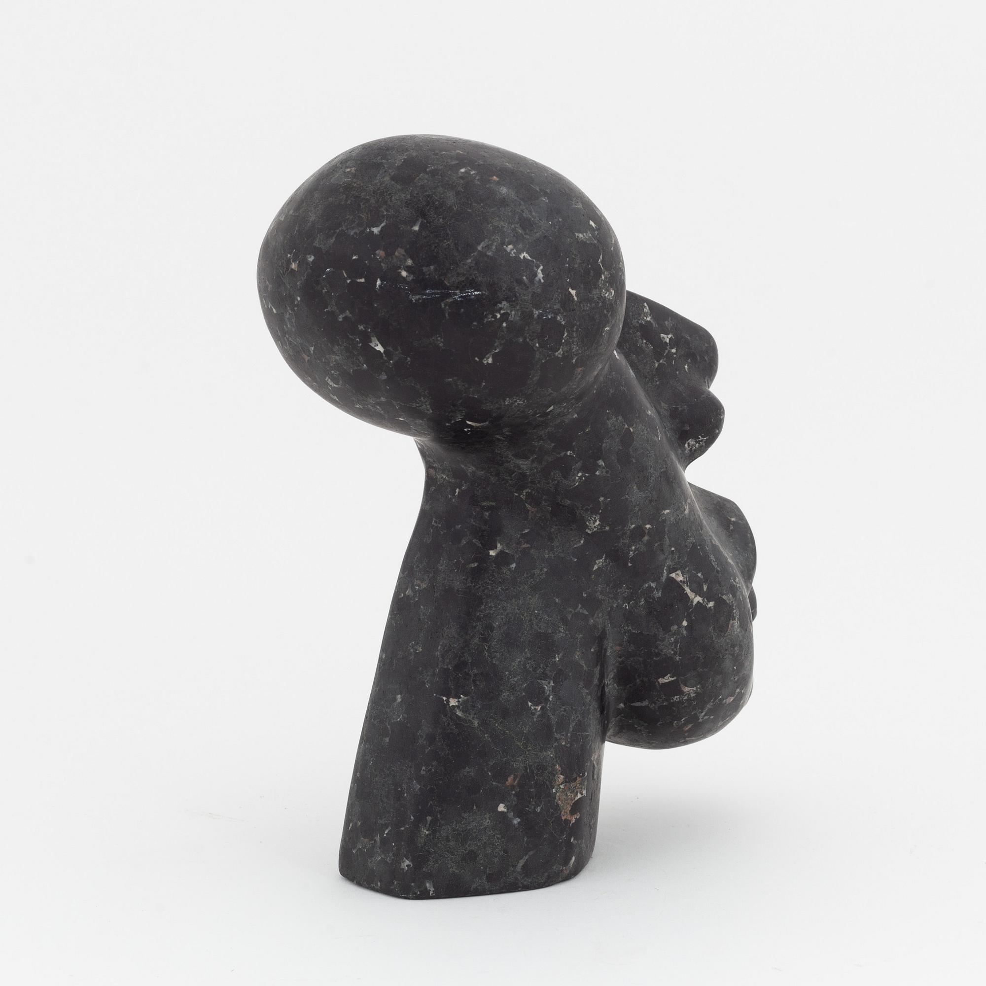 Heikki Virolainen, sculpture, stone, signed HWV and dated 1978.