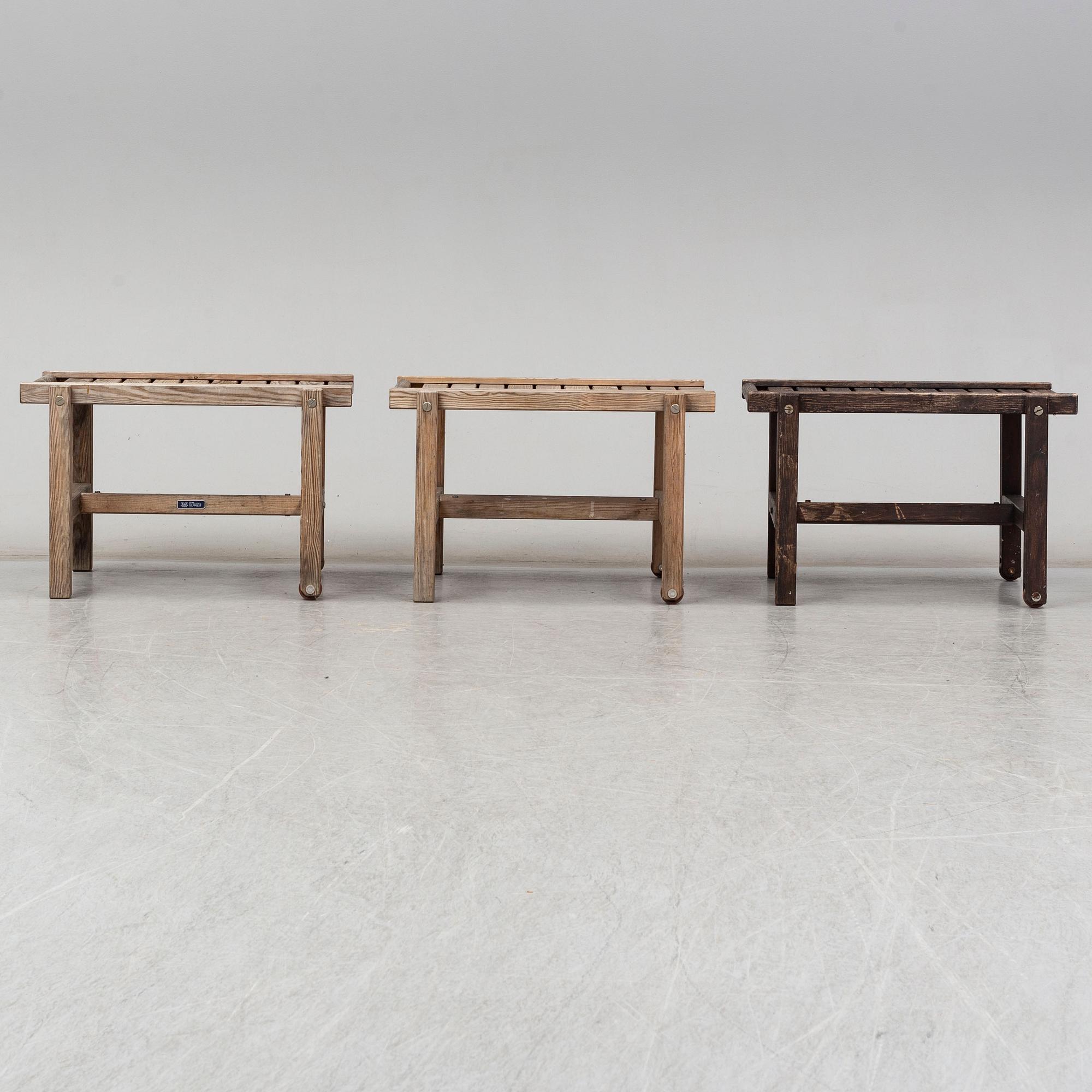 ELSA STACKELBERG, 3 st bord, 1900-talets andra hälft.