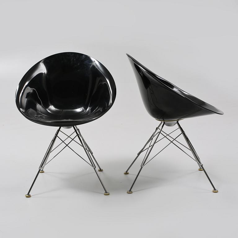 STOLAR, ett par, "Eros", Philippe Starck för Kartell, Italien, 1900-/2000-tal.