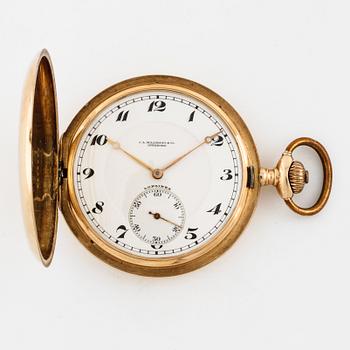 LONGINES, pocket watch, savonette, dial marked "CL Malmsjö & Co Göteborg", 52,5 mm.