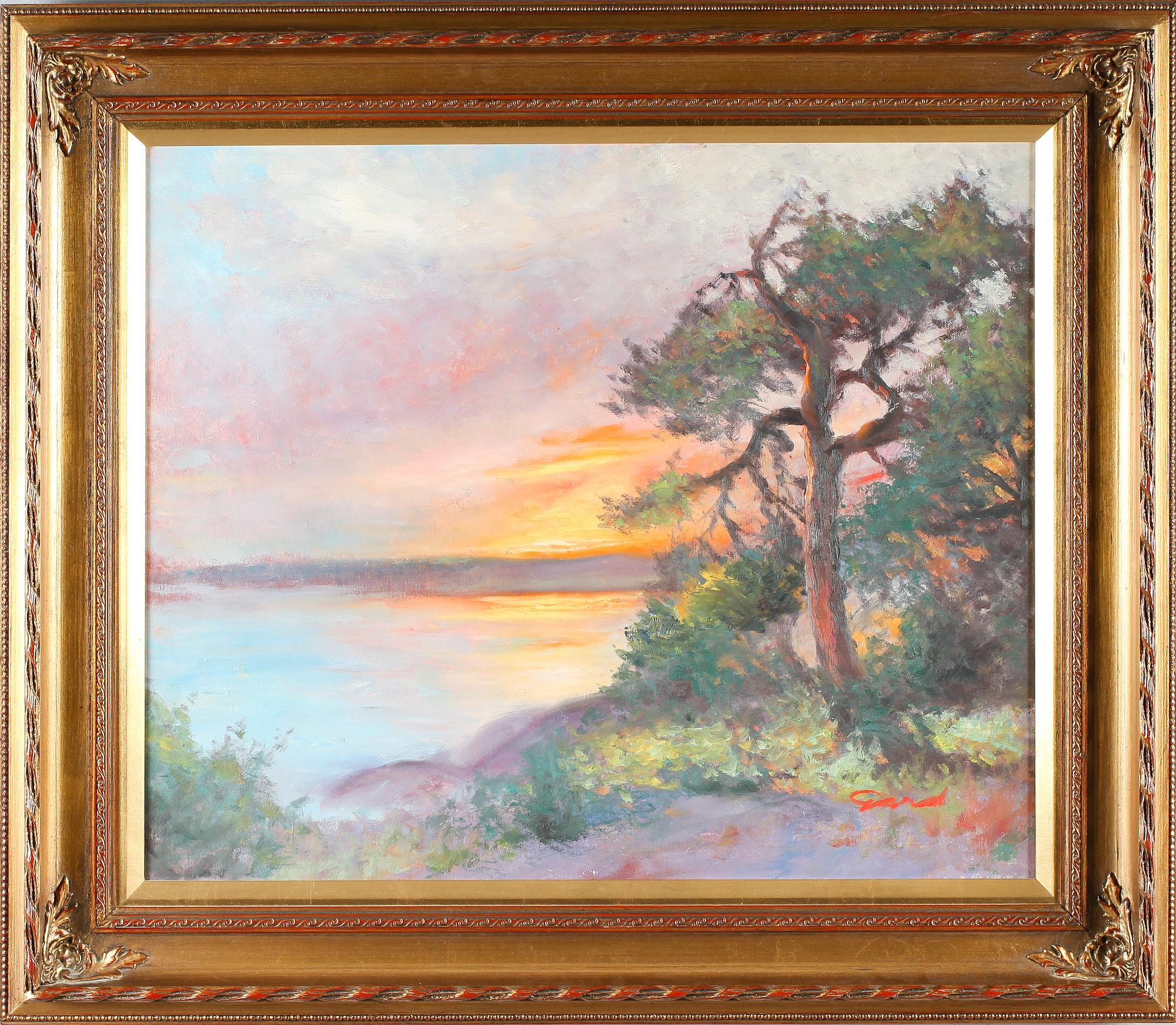 FRANS GARD, olja på duk, signerad.