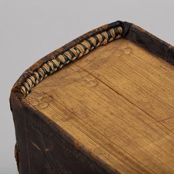 Baroque bookbinding. Provenance: De Geer / Finspong , Nils Gyldenstolpe, Thore Virgin.