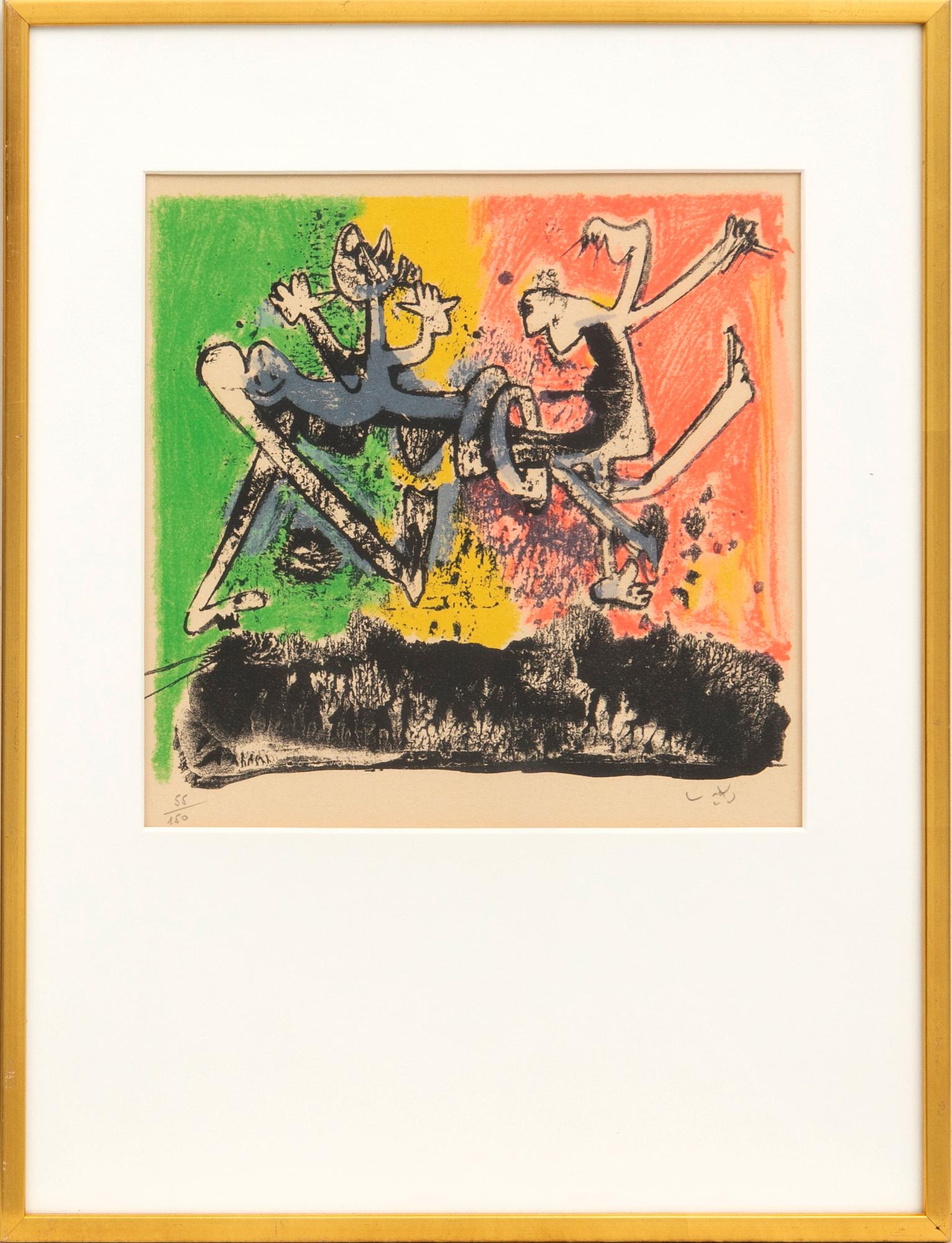 Roberto Matta, lithograph, signed and numbered 55/150.