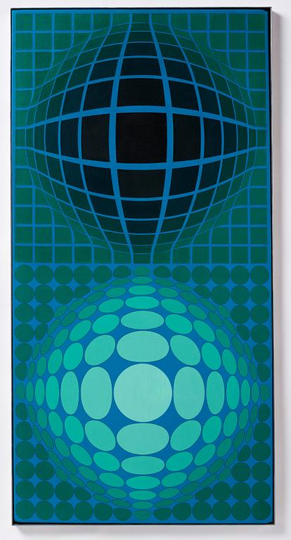 Victor Vasarely, "OLTAR-ZOELD".