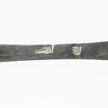 Spoons, 6 pieces, silver, 18th-19th century.