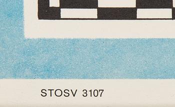 A Scandinavian Airlines System vintage commercial poster from 1961.