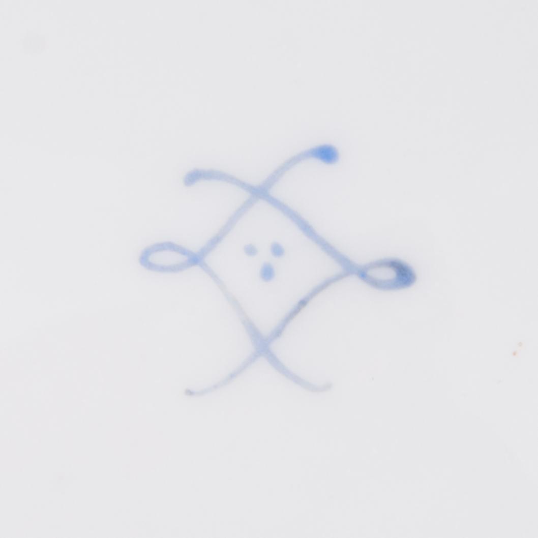 FIVE DECORATIVE PLATES, porcelain, Central Europe, late 19th century and early 20th century.