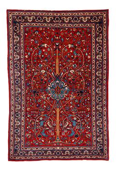 277. A carpet, antique/semi-antique, Teheran/Nain Tuteshk, ca 314 x 211 cm.