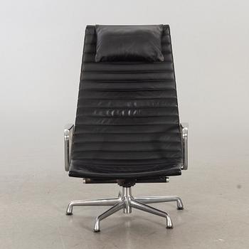 CHARLES AND RAY EAMES, An "EA-124, Aluminium Group", Herman Miller lounge chair. USA.