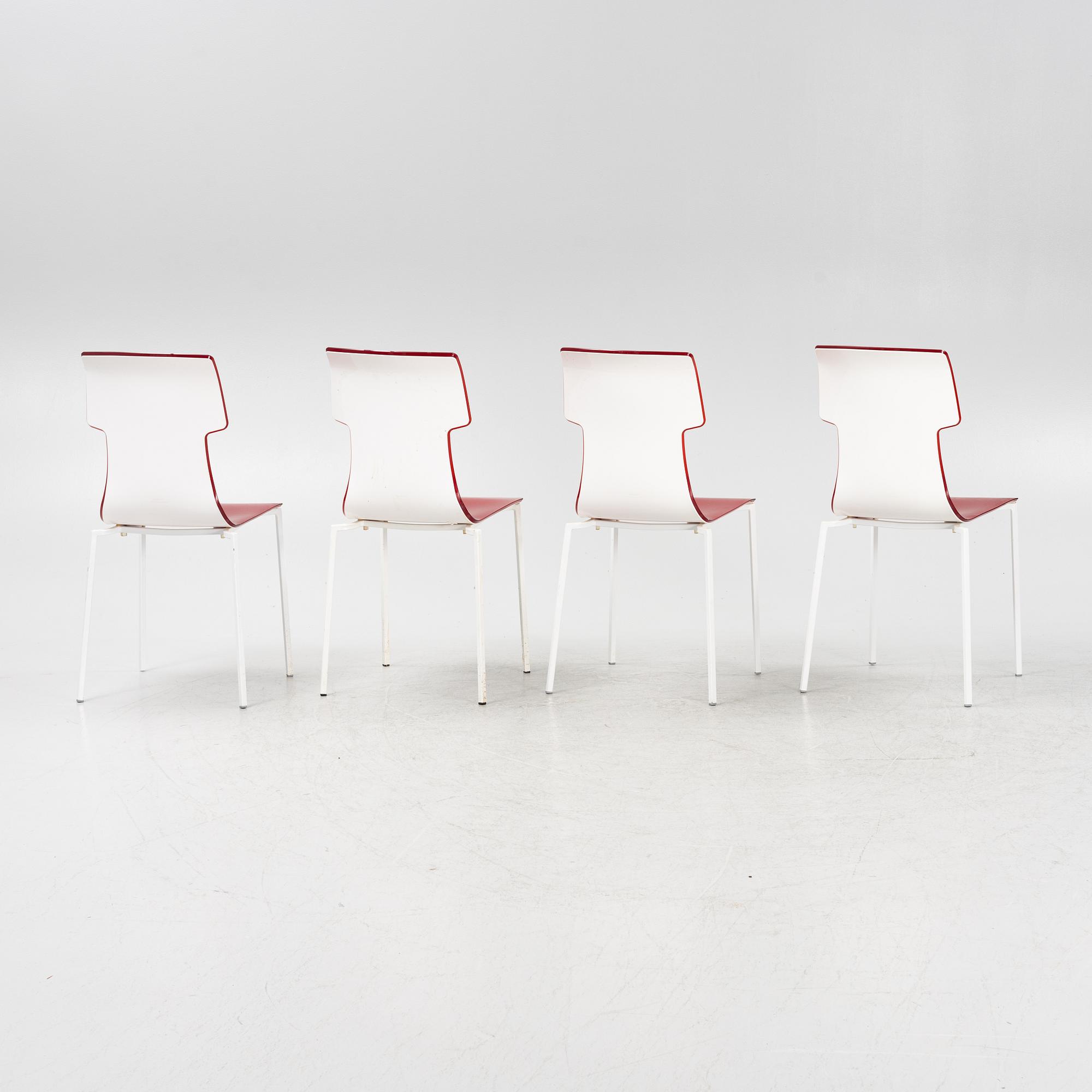 Carlo Colombo, a set of four 'My chair', Guzzini, 21st Century.