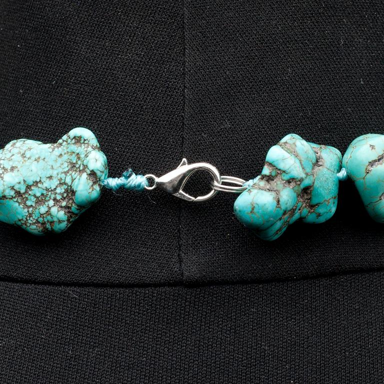 HALSBAND, turkoser, nyproduktion.