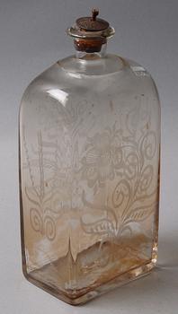 KARAFF, glas, 1800-tal.