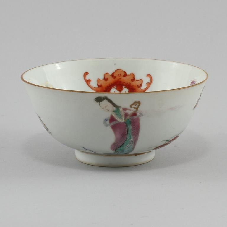 SKÅL, porslin, Kina, 1900-tal.