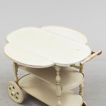 an early 20th century serving trolley.