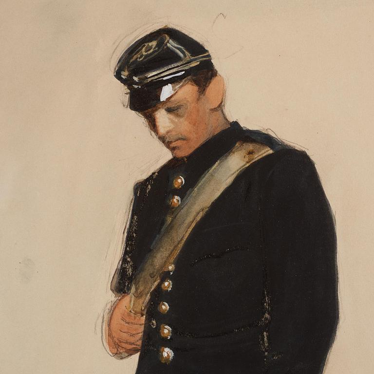 Anders Zorn, Lieutenant Carl Mesterton.