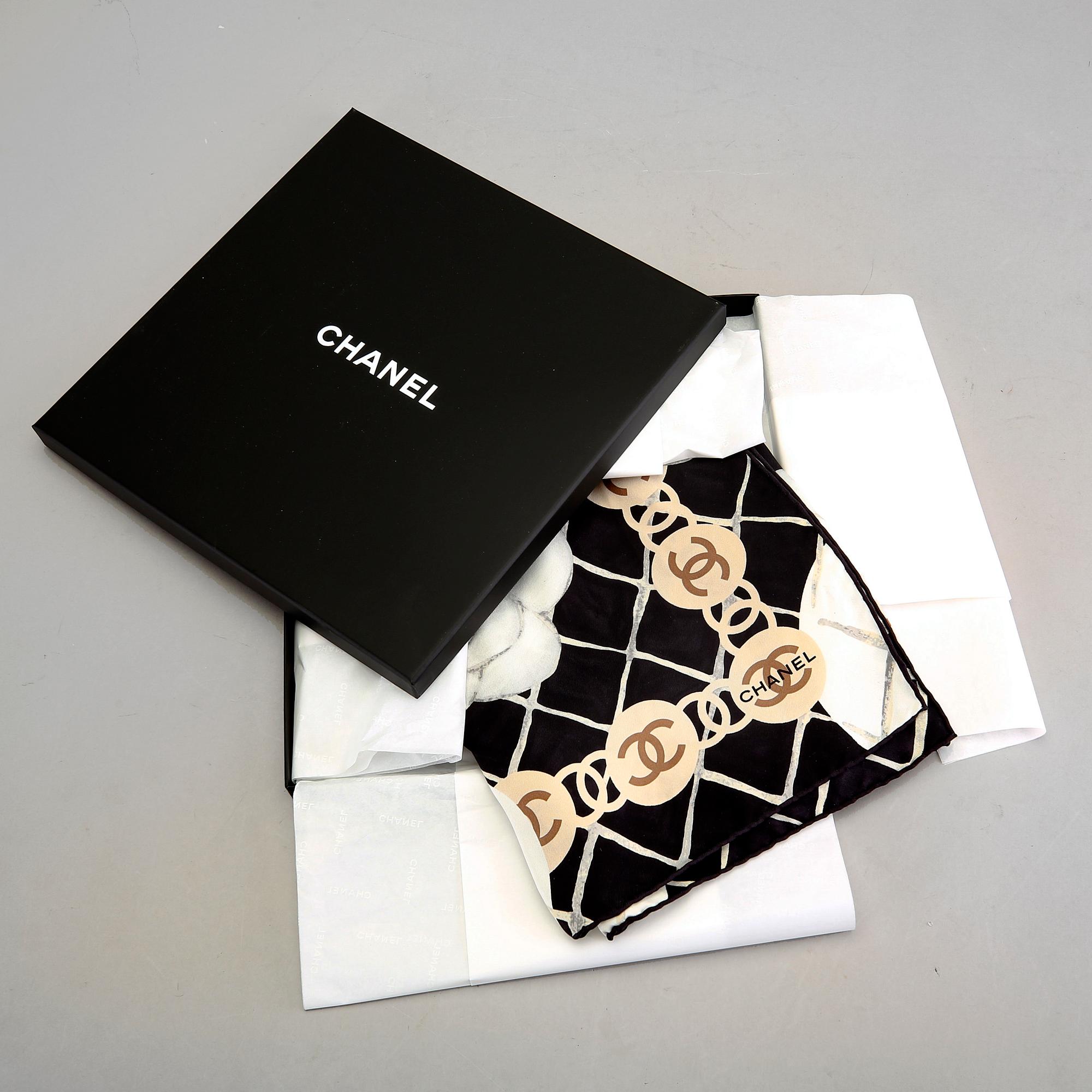 A Chanel silk scarf 2017.
