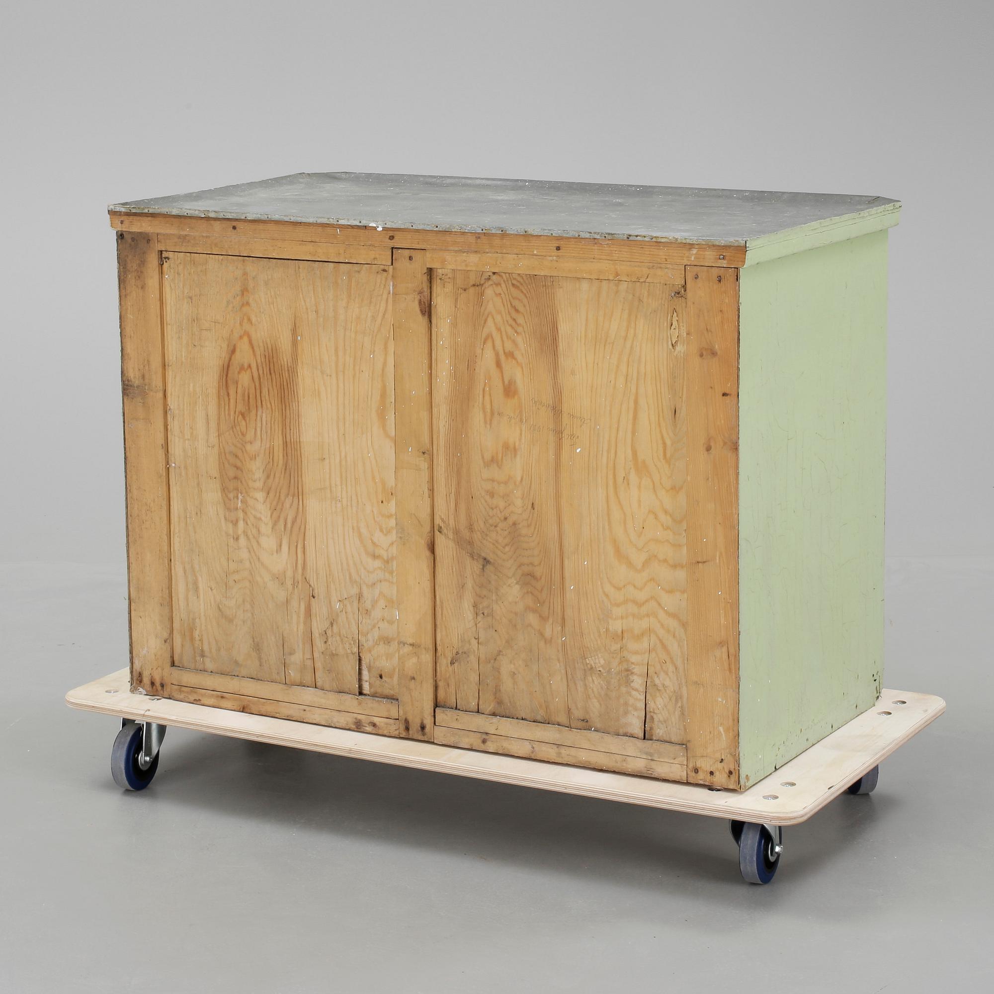 DISKBÄNK, omkring 1900.