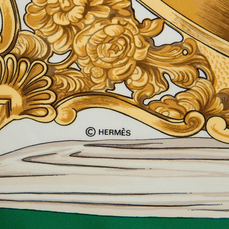 HERMÈS, scarf, "Etriers".