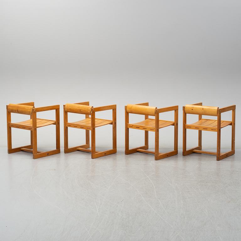 Four '313' chairs by Edvin Helseth, from the 'Trybo series, produced by Trybo and Strange Bruk.